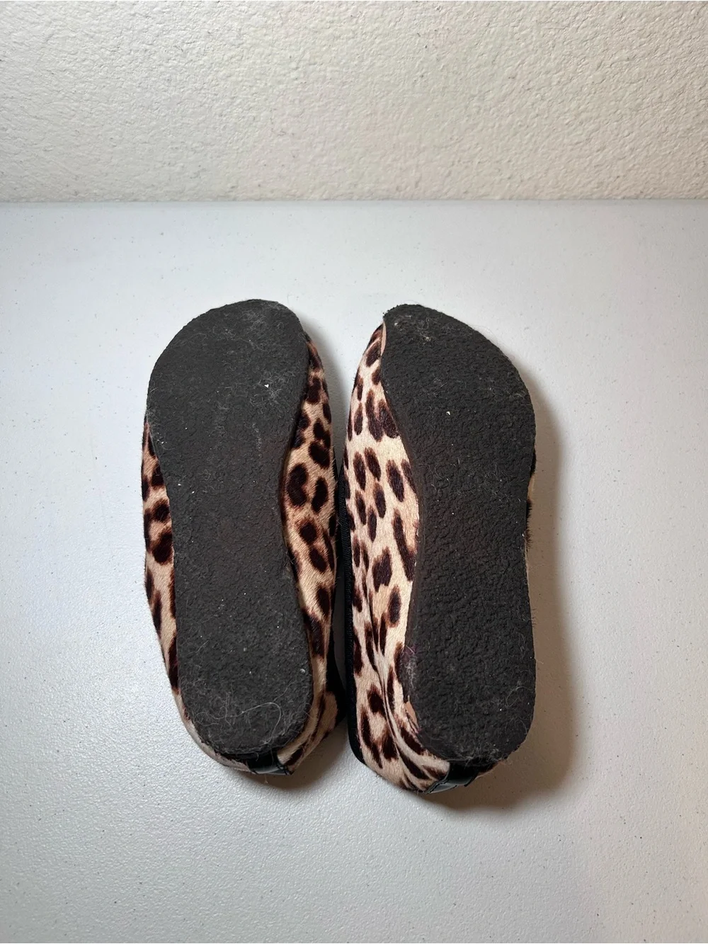 Tory Burch Billy Leopard Print Calf Hair Flat Shoes